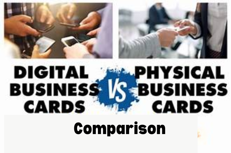 Digital vs physical business cards comparison
