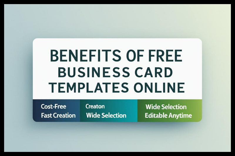 benefits of free business card templates online