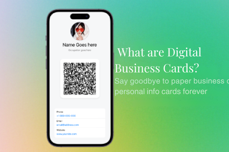 what are digital business cards